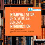 Interpretation of Statutes