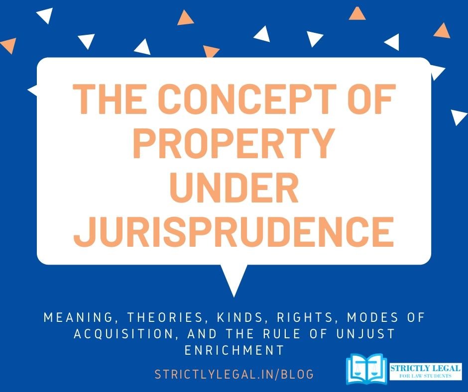 concept of property under jurisprudence