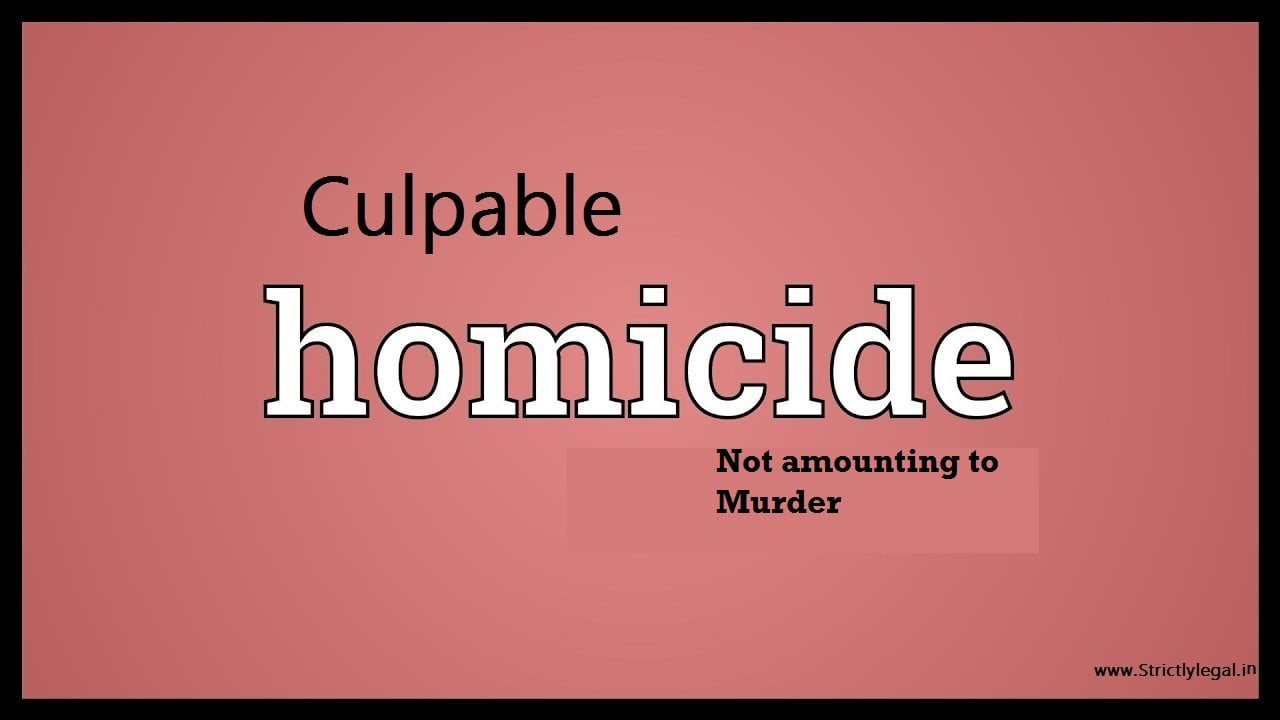 culpable homicide