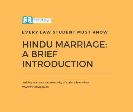 Hindu Marriage: A Brief Introduction strictlylegal
