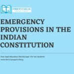 emergency provisions in indian constitution