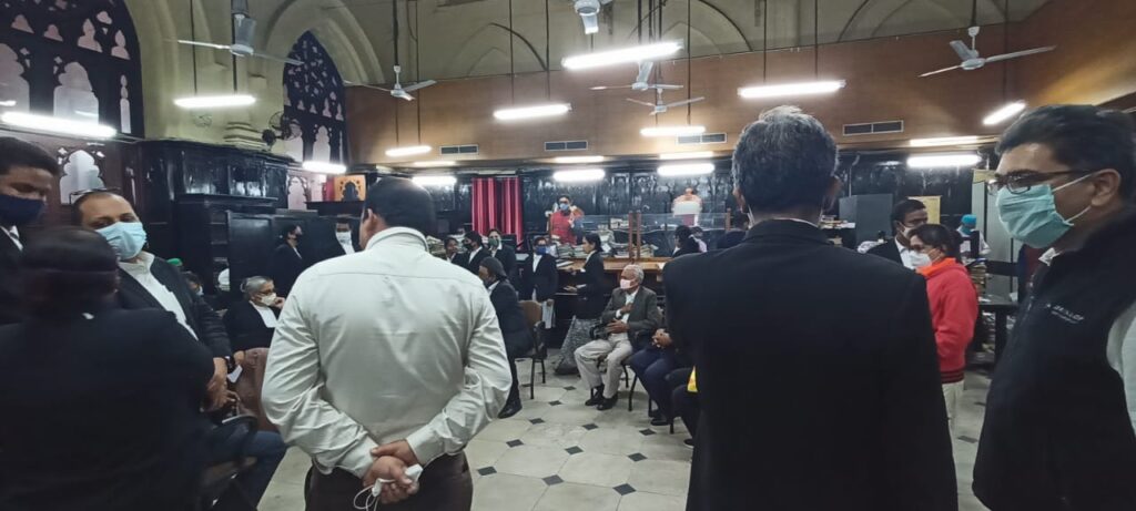 Inside Courtroom High Court of Calcutta