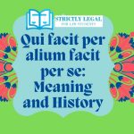 Qui facit per alium facit per se Meaning and History