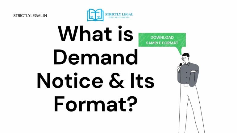 how to draft demand notice