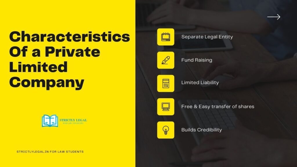 Characteristics Of a Private Limited Company