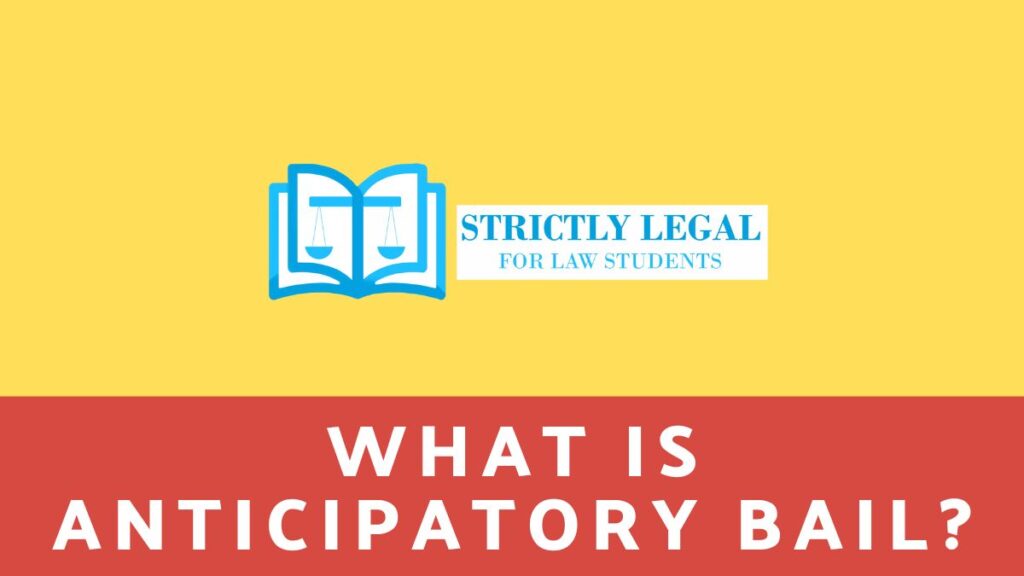 anticipatory bail details